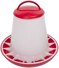 KIPPENVOERBAK MET DEKSEL WIT 3 KG