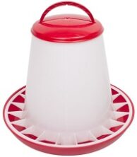KIPPENVOERBAK MET DEKSEL WIT 6 KG