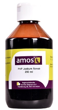 AMOS JODIUM PVP ZEEP-SCRUB 250 ML