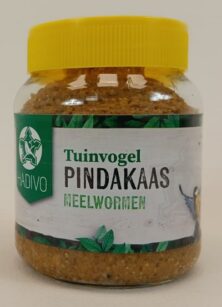 VOGELPINDAKAAS MET MEELWORM 360 GRAM