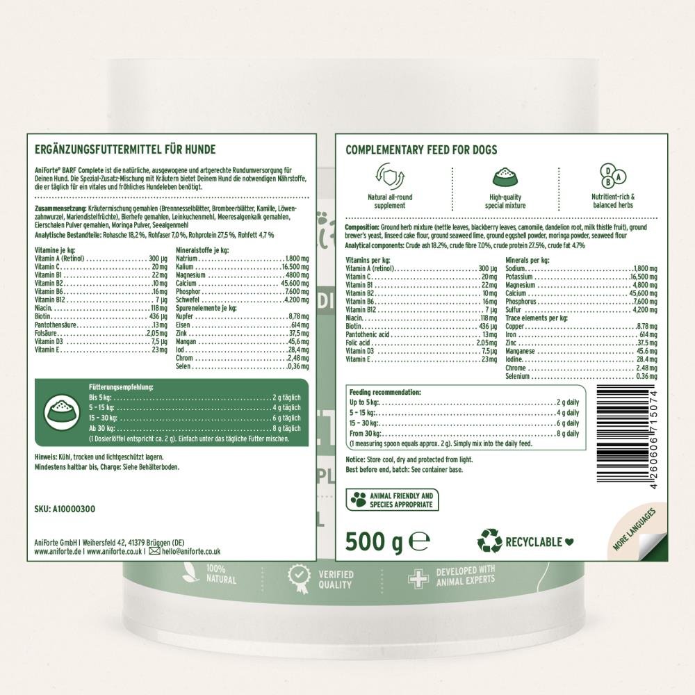 Aniforte Canine Complete 500 gram - Afbeelding 6