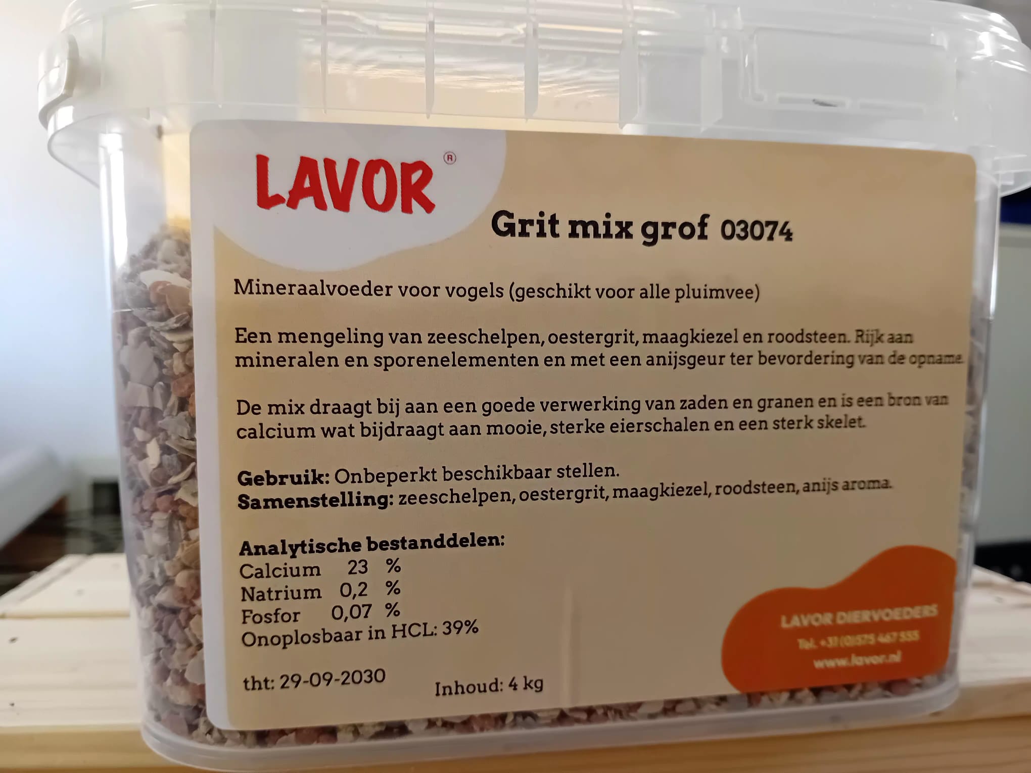 Grit mix grof 4 kg